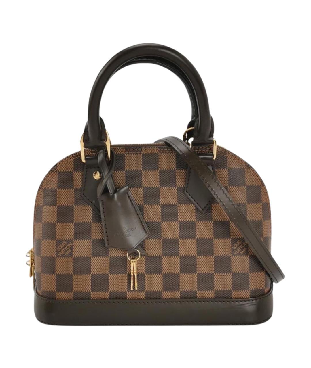 LOUIS VUITTON Коричневая сумка с короткими ручками, фото 1