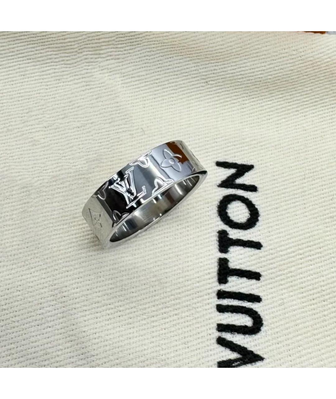 LOUIS VUITTON Серебряное латунное кольцо, фото 4