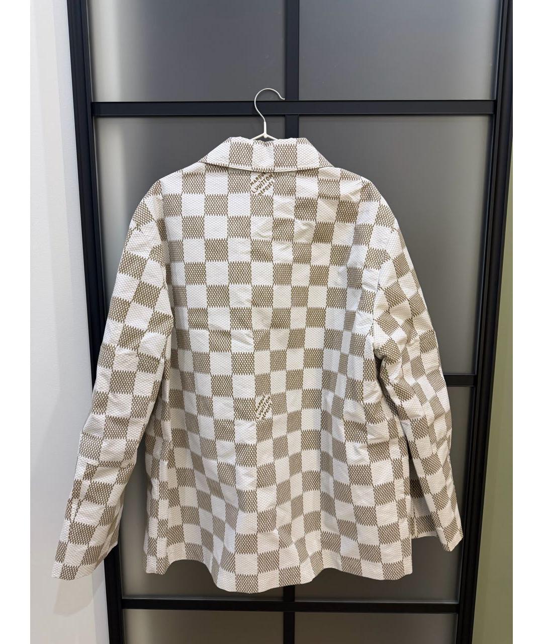 LOUIS VUITTON Бежевая хлопковая куртка, фото 2