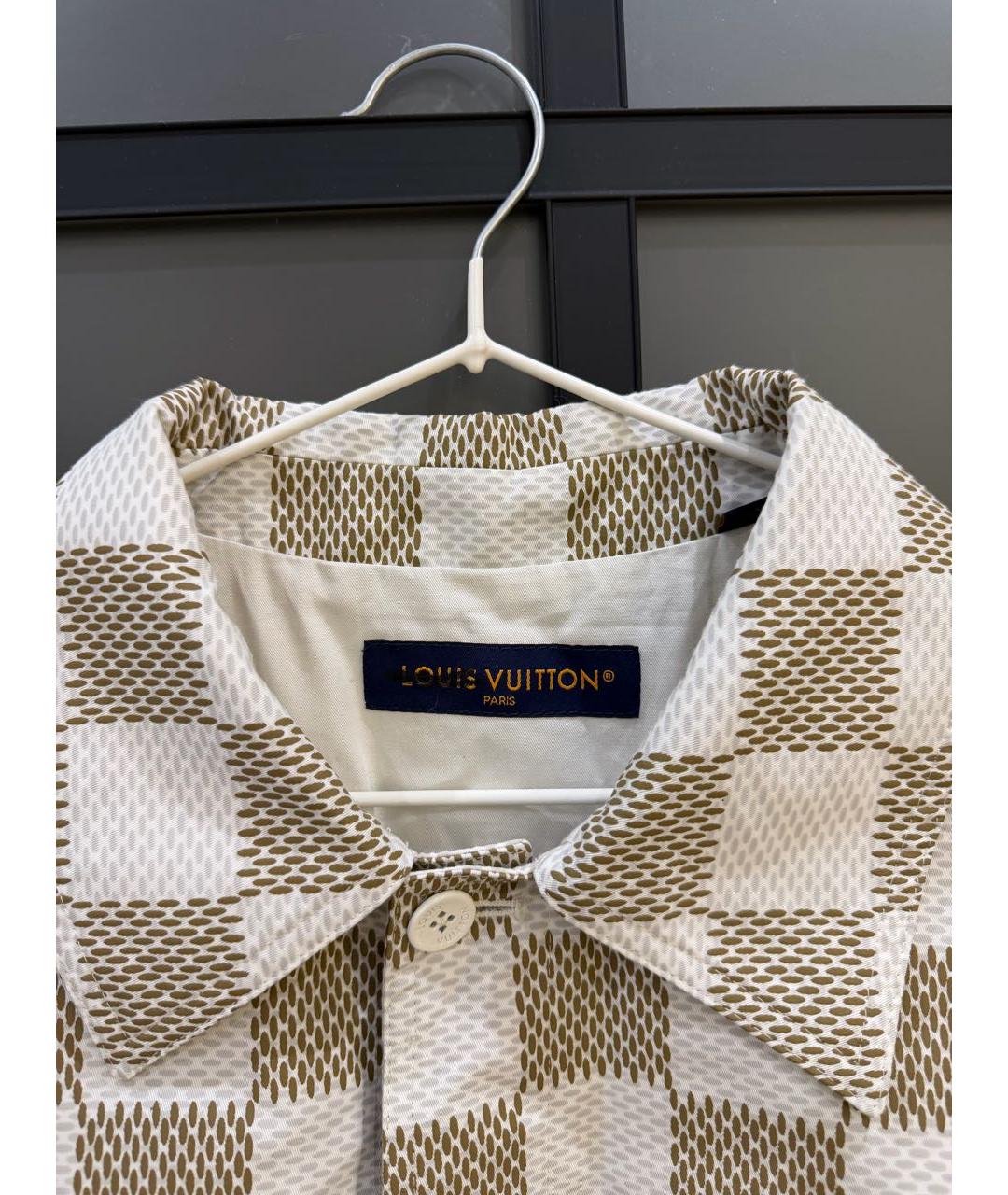 LOUIS VUITTON Бежевая хлопковая куртка, фото 4