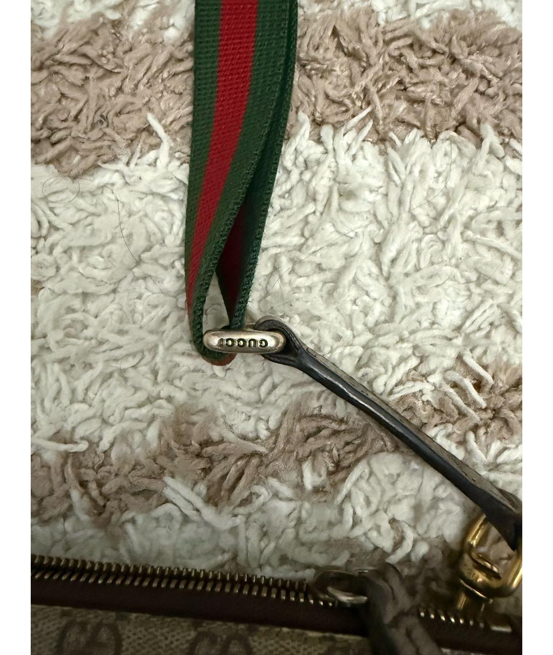 GUCCI Коричневая сумка на плечо, фото 5