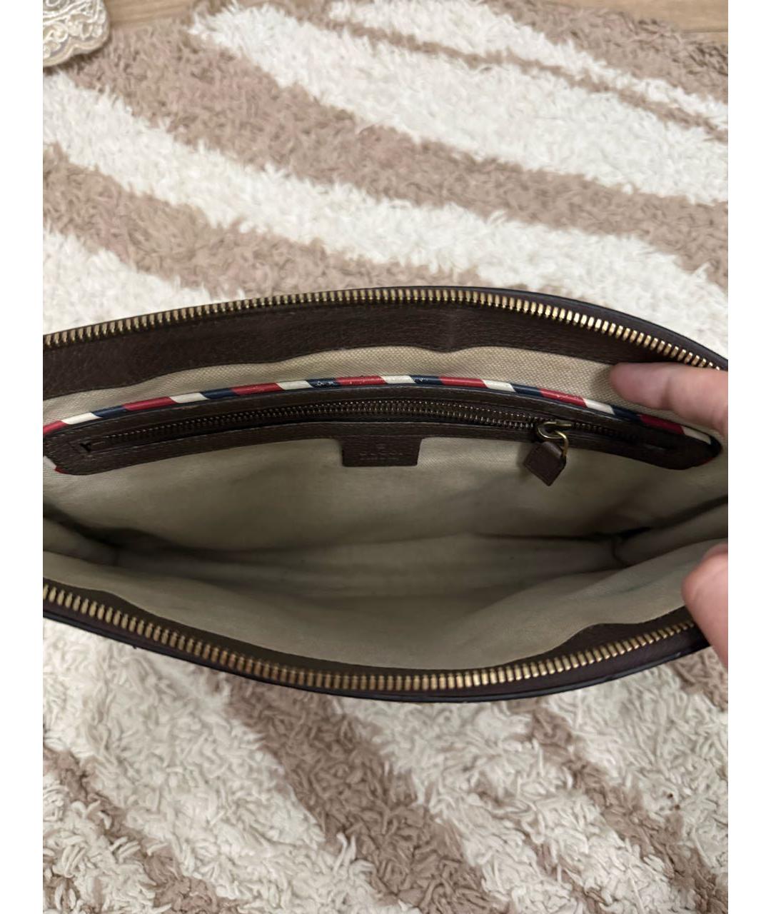 GUCCI Коричневая сумка на плечо, фото 4