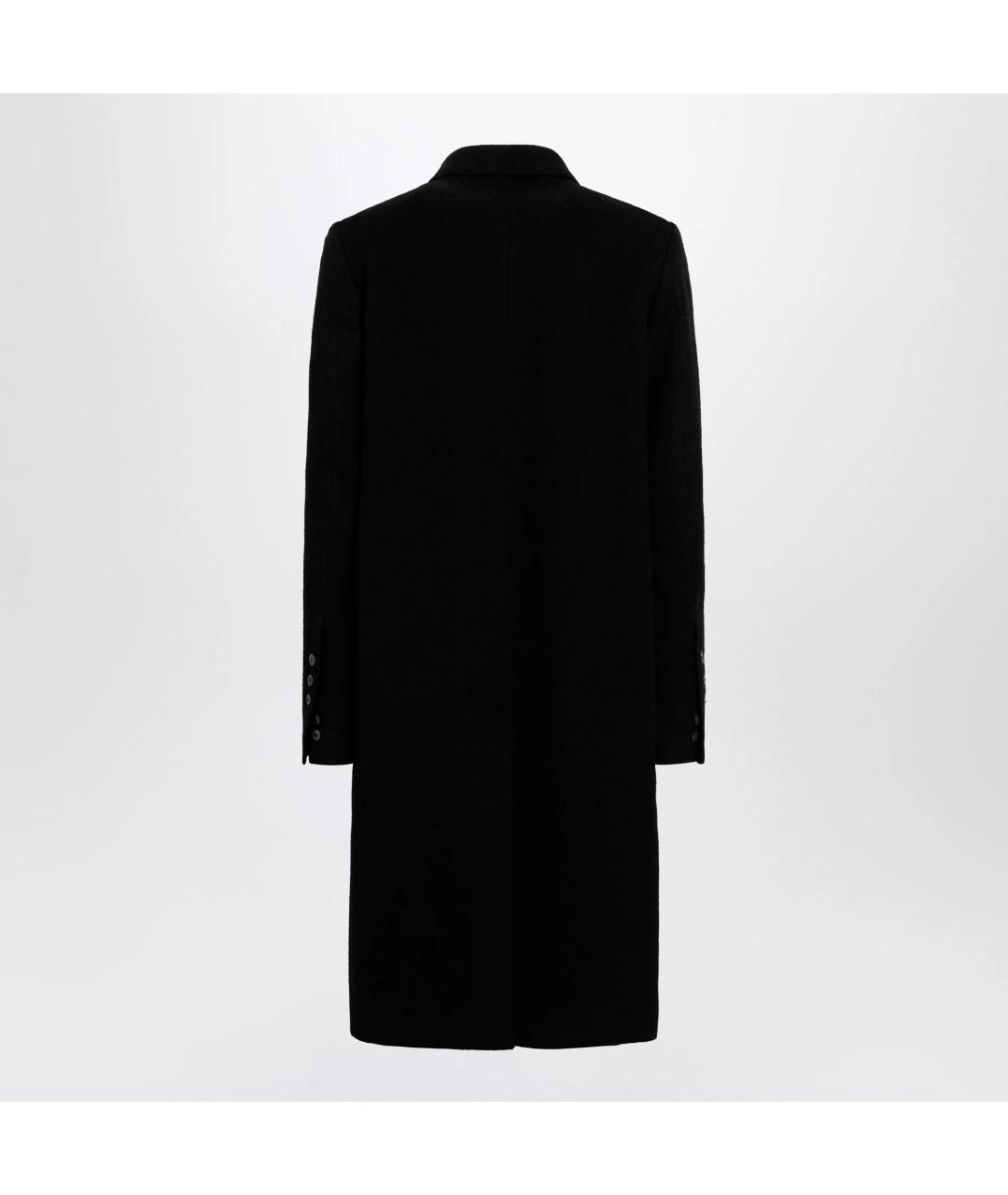 RICK OWENS Черное шерстяное пальто, фото 2