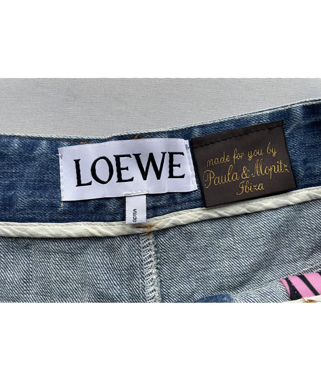 LOEWE Мульти деним шорты, фото 3