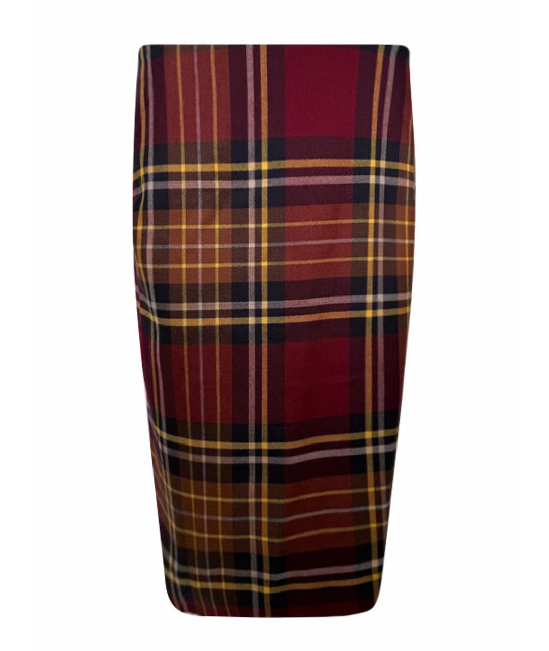 VIVIENNE WESTWOOD Мульти шерстяная юбка миди, фото 1