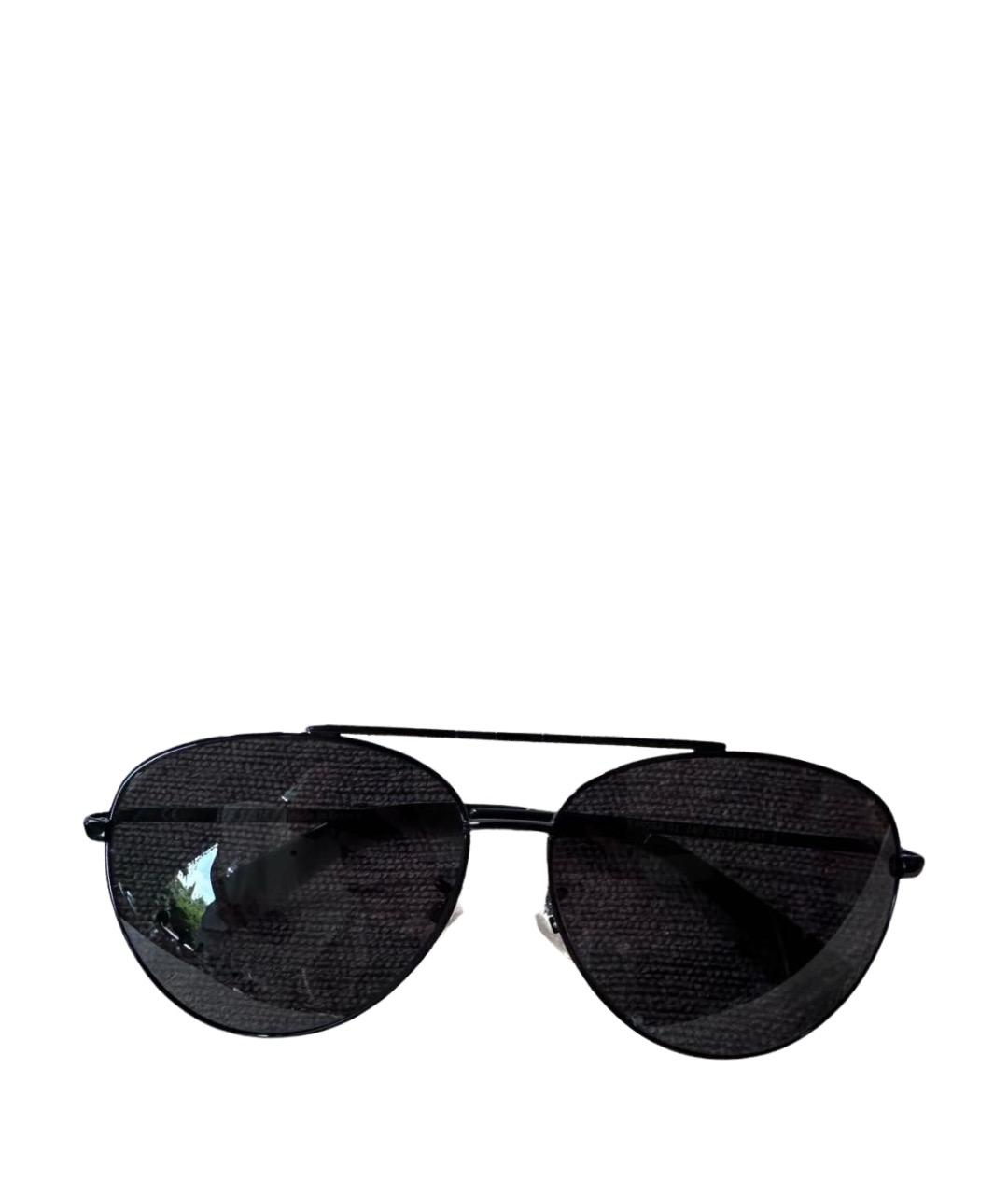 BALLY Черные металлические солнцезащитные очки, фото 1