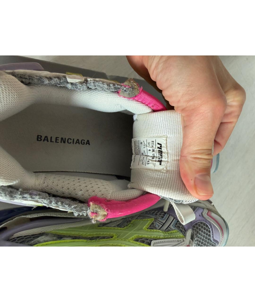 BALENCIAGA Мульти текстильные кроссовки, фото 8