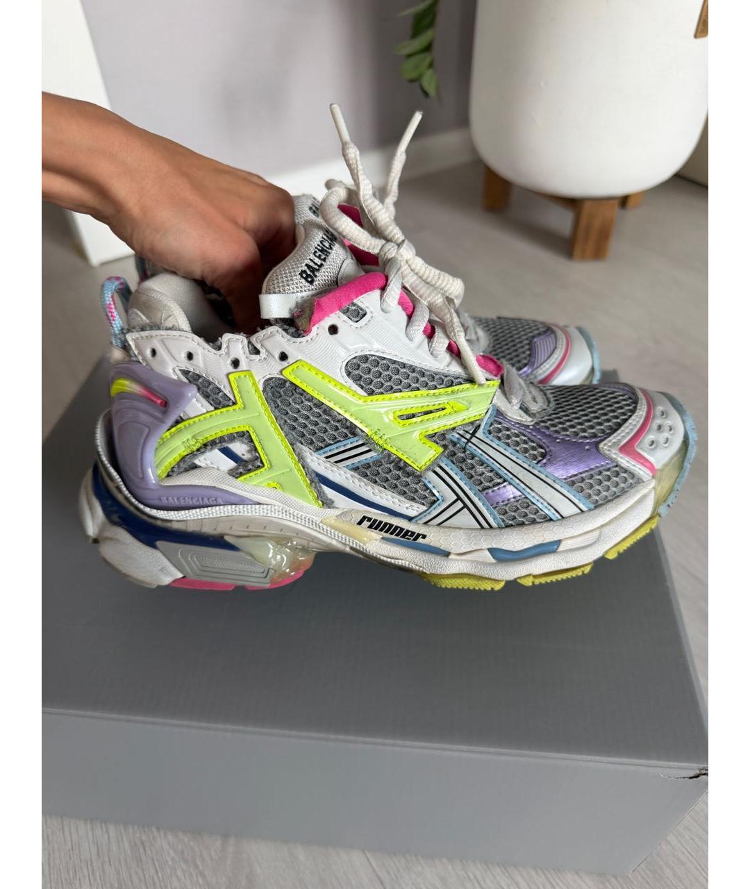BALENCIAGA Мульти текстильные кроссовки, фото 9