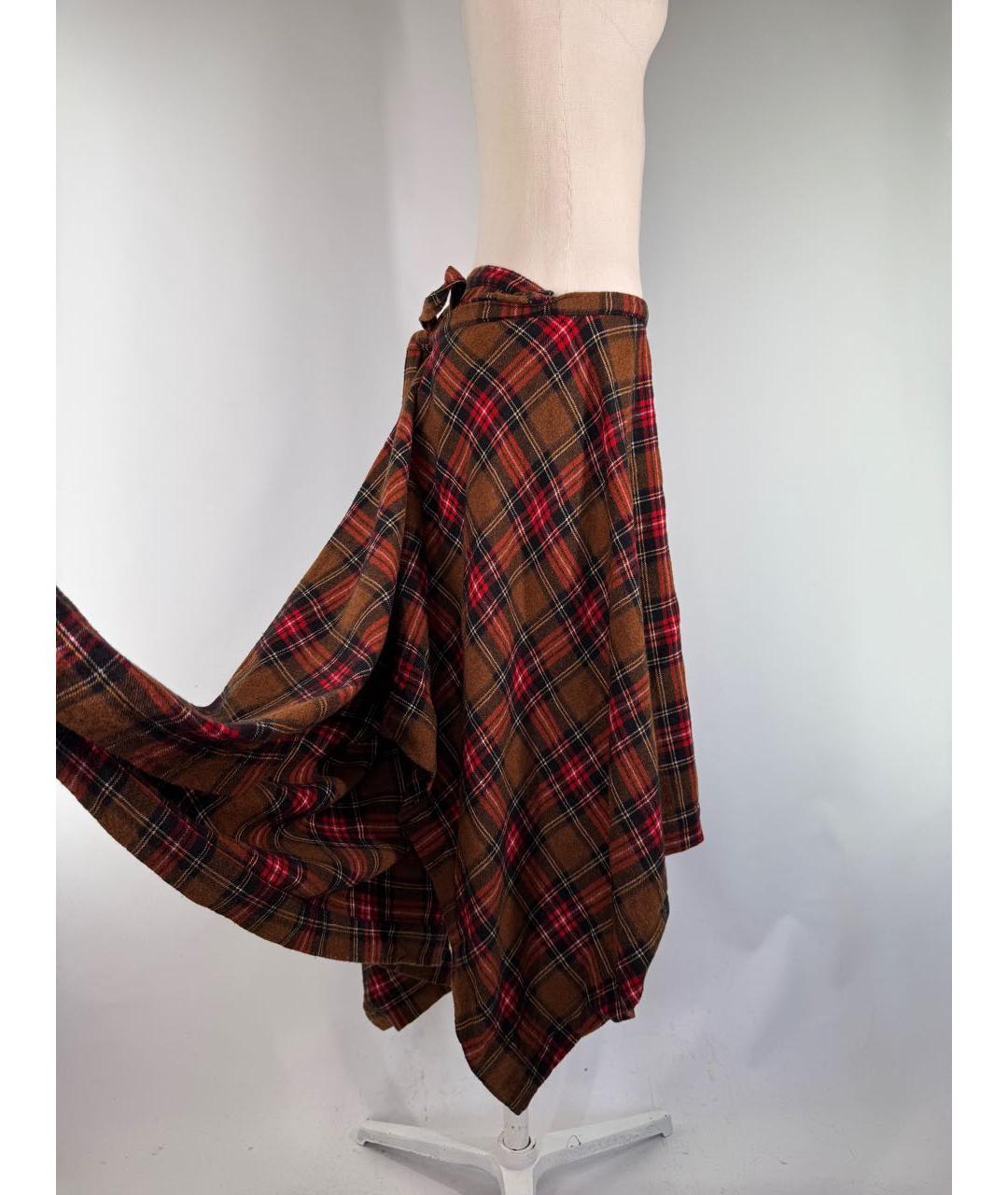 VIVIENNE WESTWOOD Мульти шерстяная юбка миди, фото 3