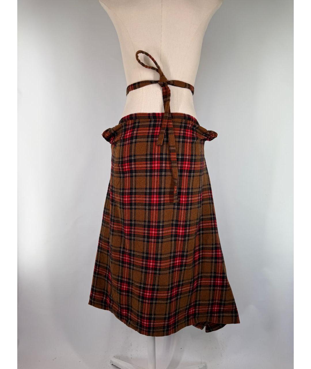 VIVIENNE WESTWOOD Мульти шерстяная юбка миди, фото 2