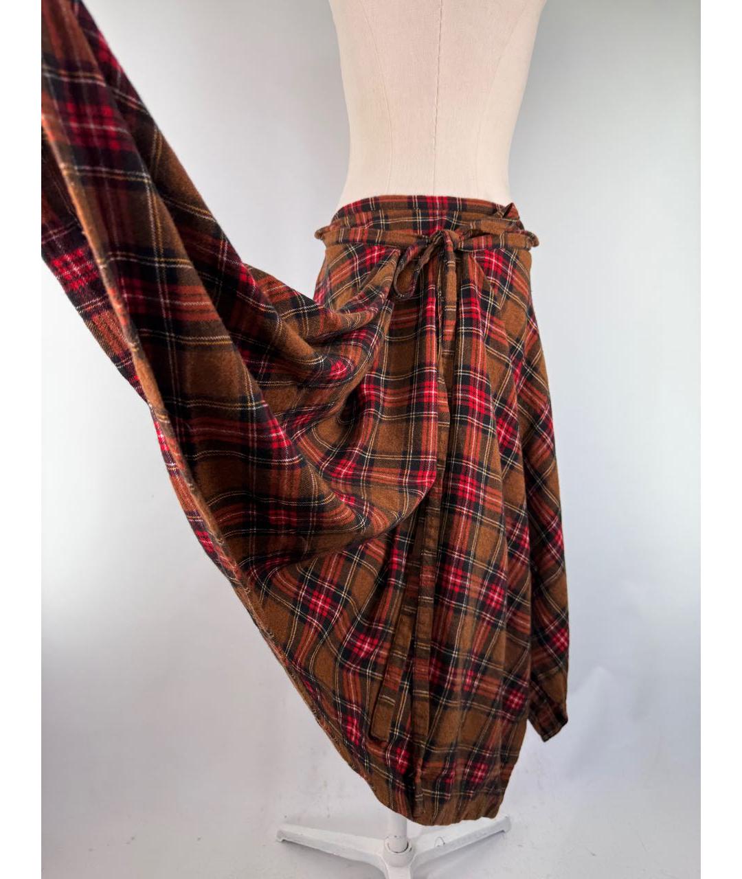 VIVIENNE WESTWOOD Мульти шерстяная юбка миди, фото 6