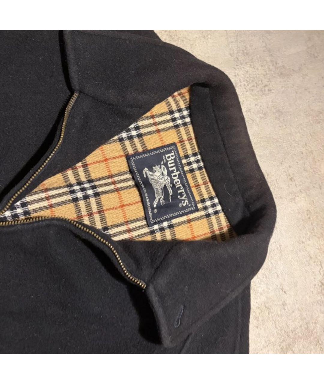 BURBERRY Черная шерстяная куртка, фото 3
