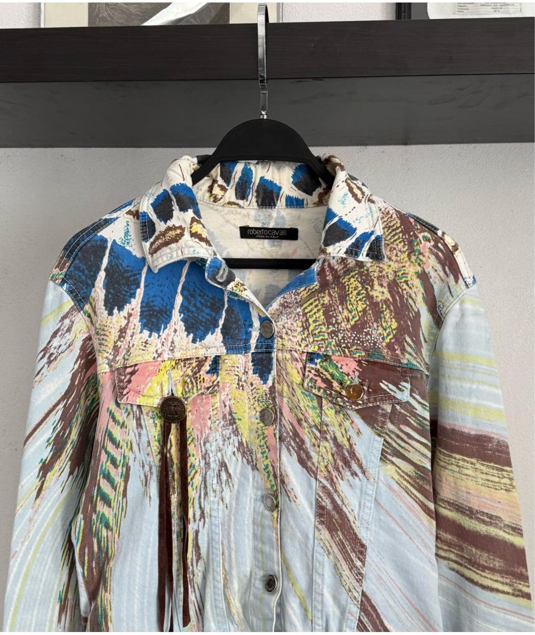 ROBERTO CAVALLI Мульти хлопковая куртка, фото 3