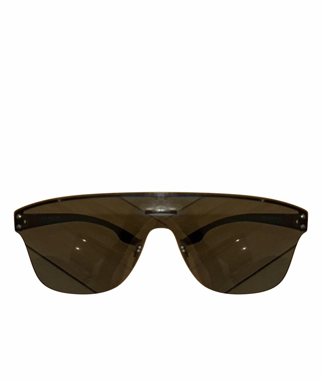 PRADA Черные пластиковые солнцезащитные очки, фото 1