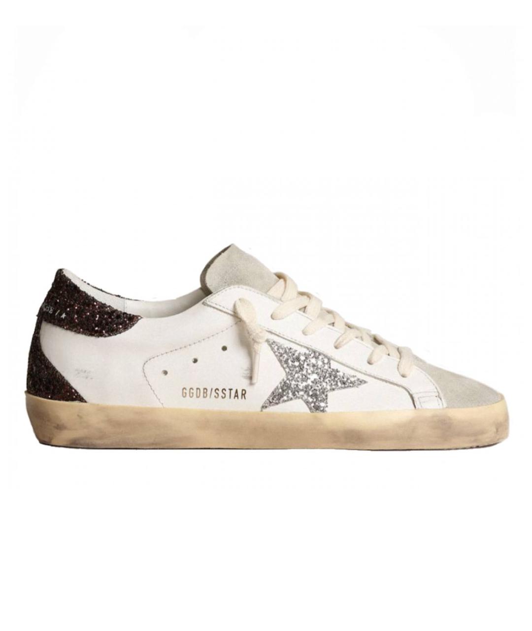 GOLDEN GOOSE Белые кожаные кеды, фото 6