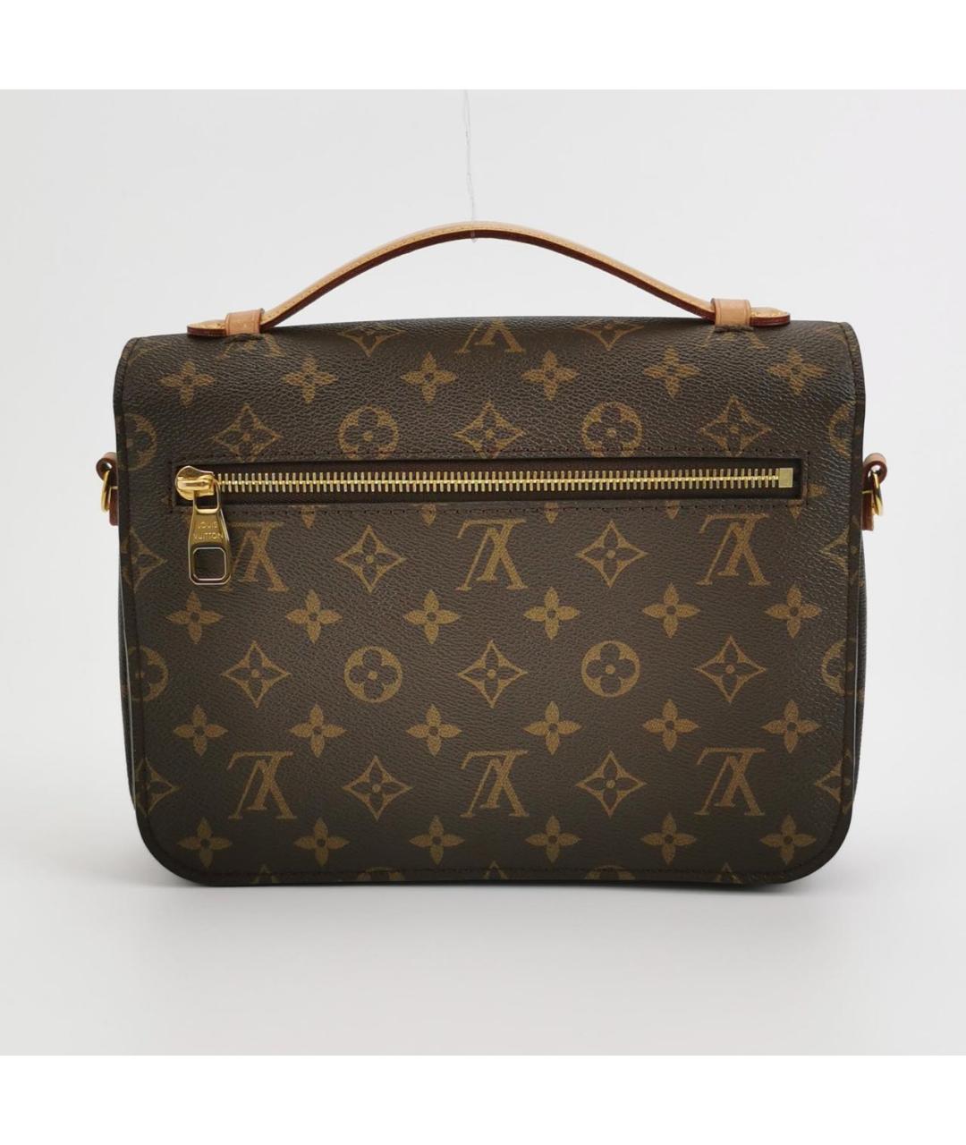 LOUIS VUITTON Коричневая сумка с короткими ручками, фото 3