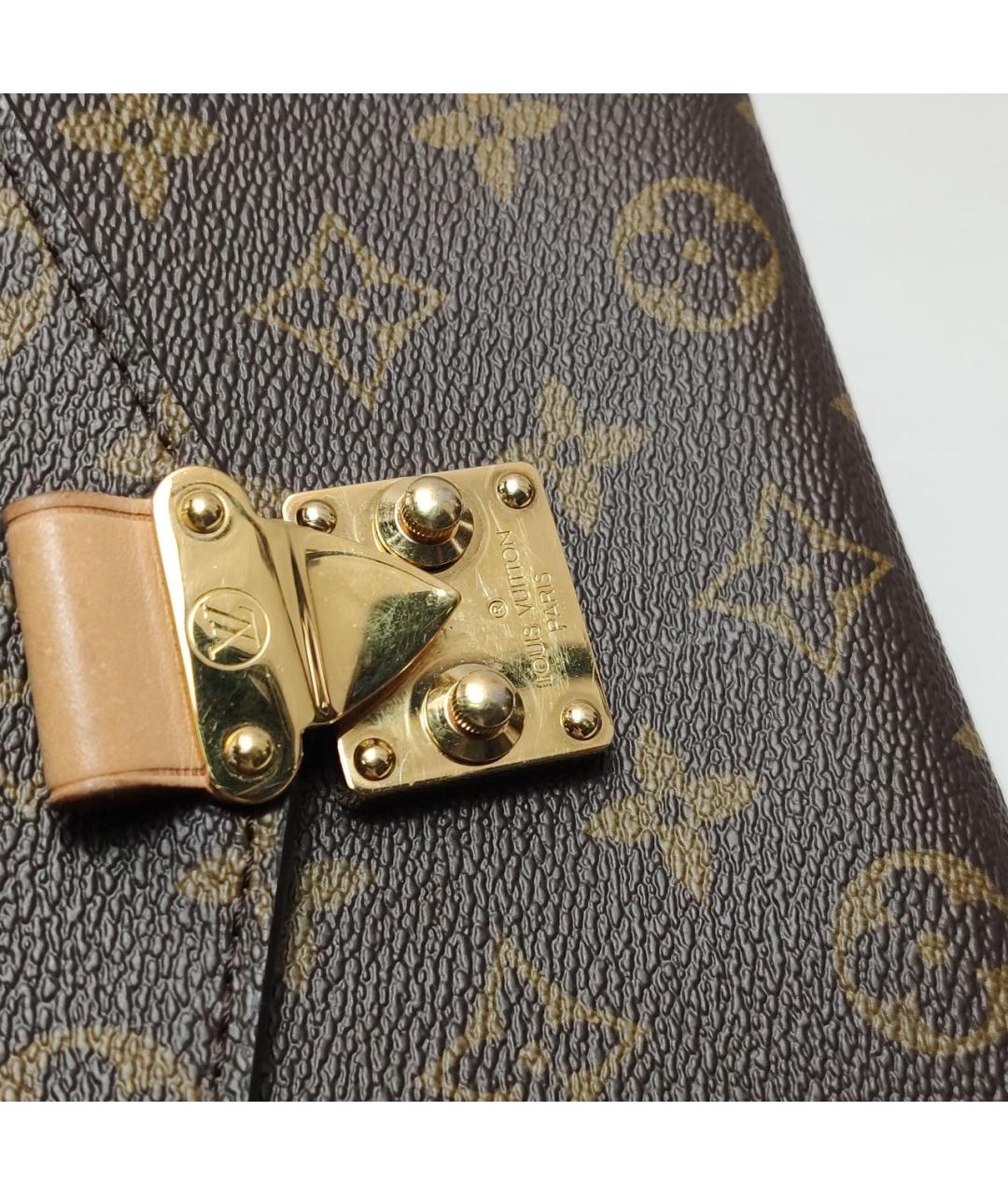 LOUIS VUITTON Коричневая сумка с короткими ручками, фото 7