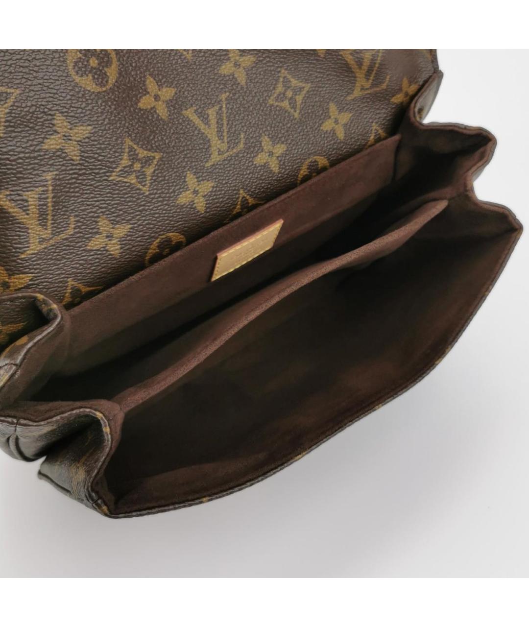 LOUIS VUITTON Коричневая сумка с короткими ручками, фото 5