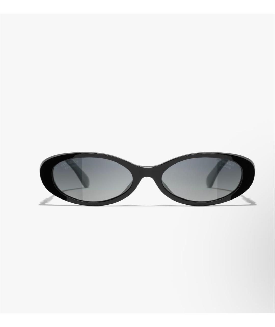 CHANEL Золотые металлические солнцезащитные очки, фото 6