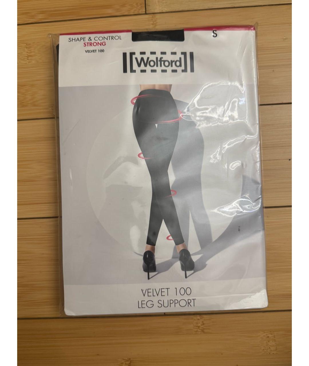 WOLFORD Черные полиамидовые леггинсы и велосипедки, фото 4