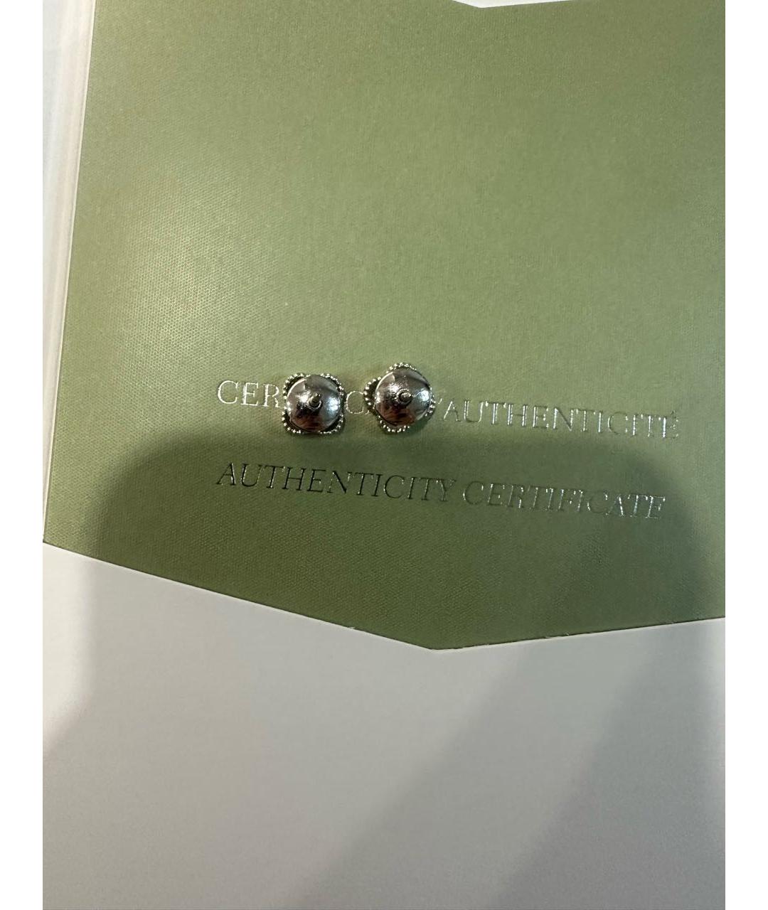 VAN CLEEF & ARPELS Белые серьги из белого золота, фото 2