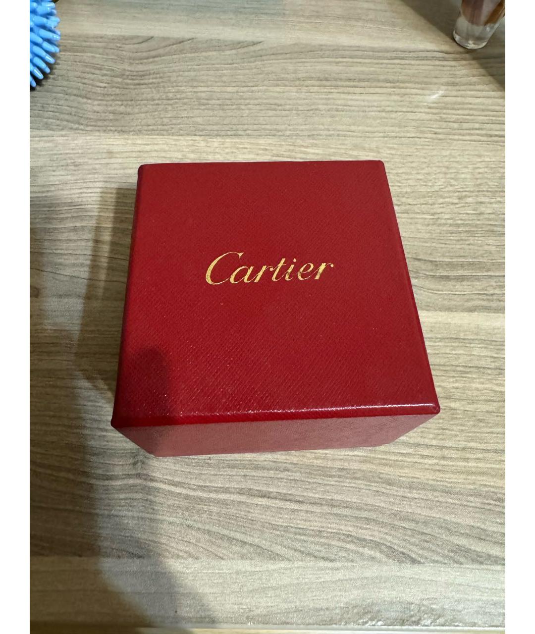 CARTIER Серебряное платиновое кольцо, фото 6