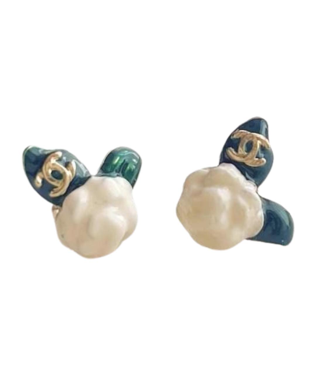CHANEL Золотые серьги, фото 1