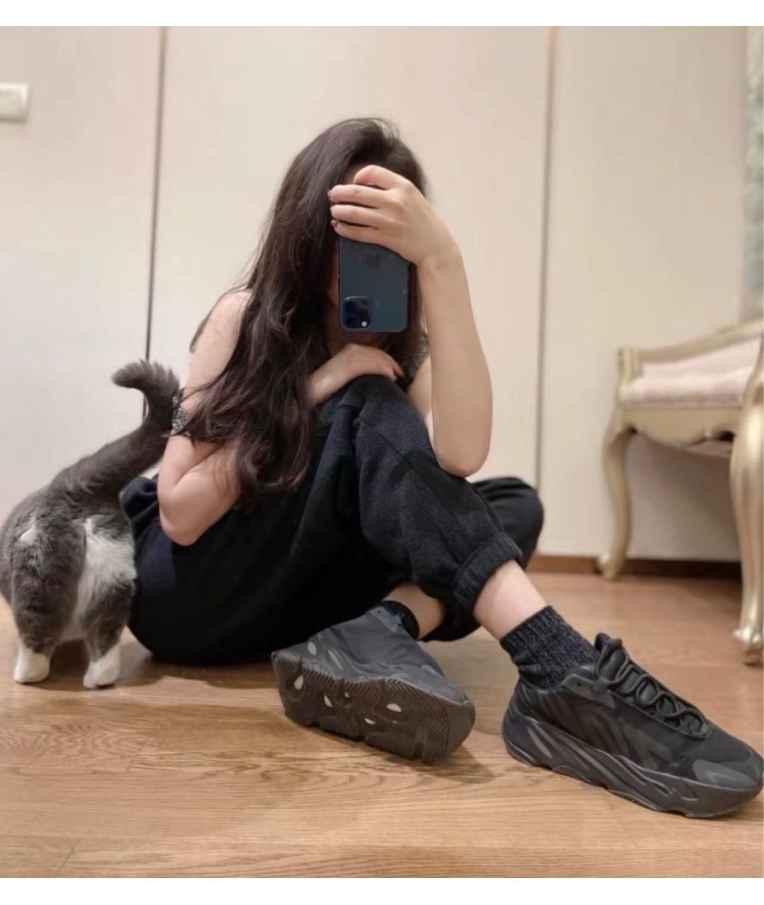 ADIDAS YEEZY Черные кроссовки, фото 5