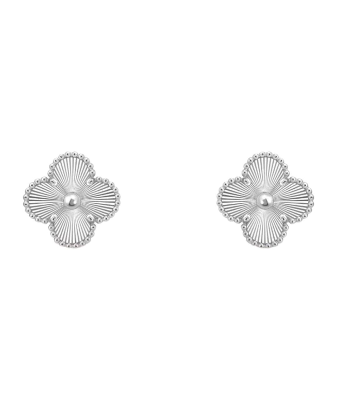 VAN CLEEF & ARPELS Серебряные серьги из белого золота, фото 1