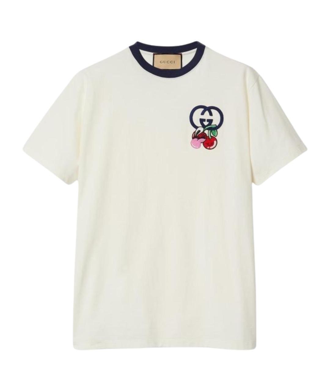 GUCCI Бежевая футболка, фото 1