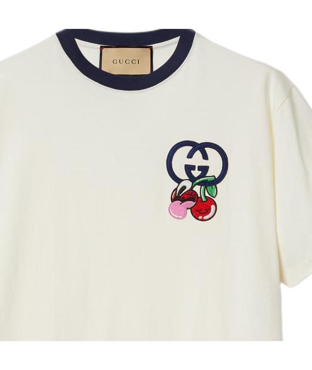 GUCCI Бежевая футболка, фото 5
