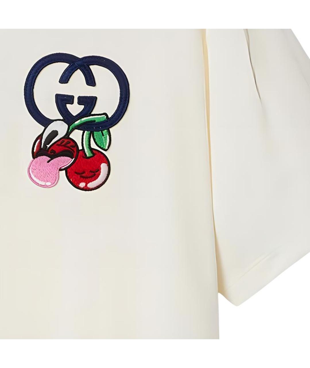 GUCCI Бежевая футболка, фото 2