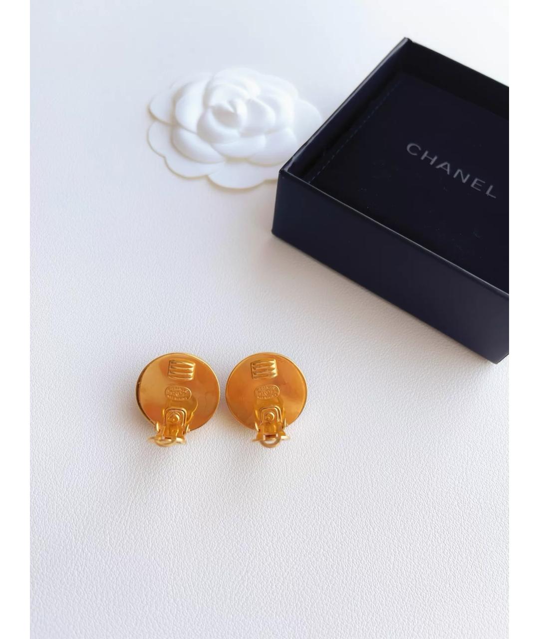 CHANEL Красные серьги, фото 2