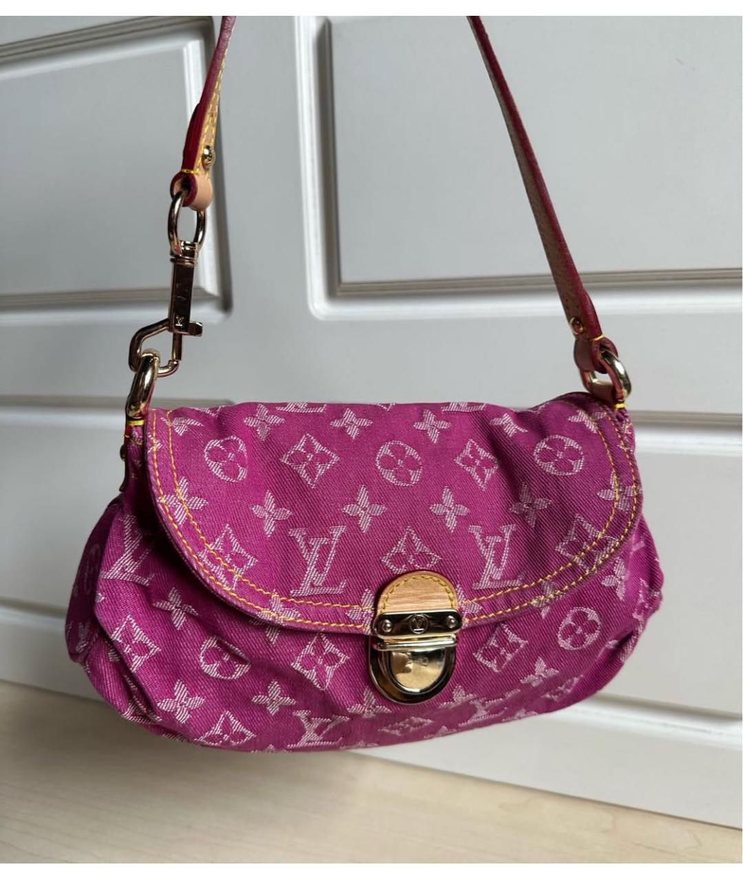 LOUIS VUITTON Розовая сумка через плечо, фото 3