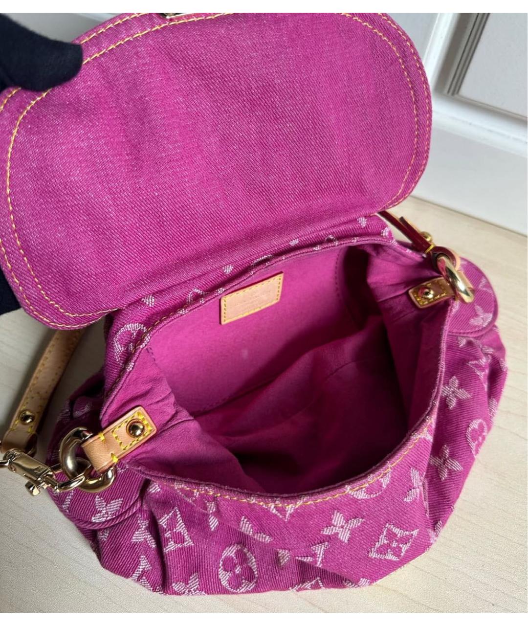 LOUIS VUITTON Розовая сумка через плечо, фото 4