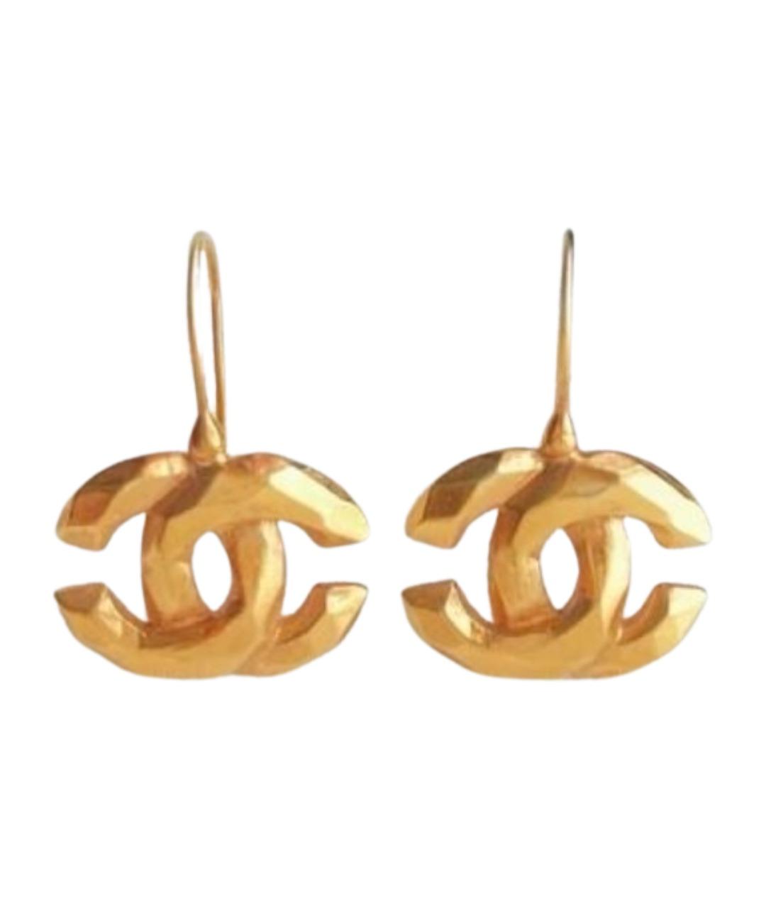 CHANEL Золотые серьги, фото 1