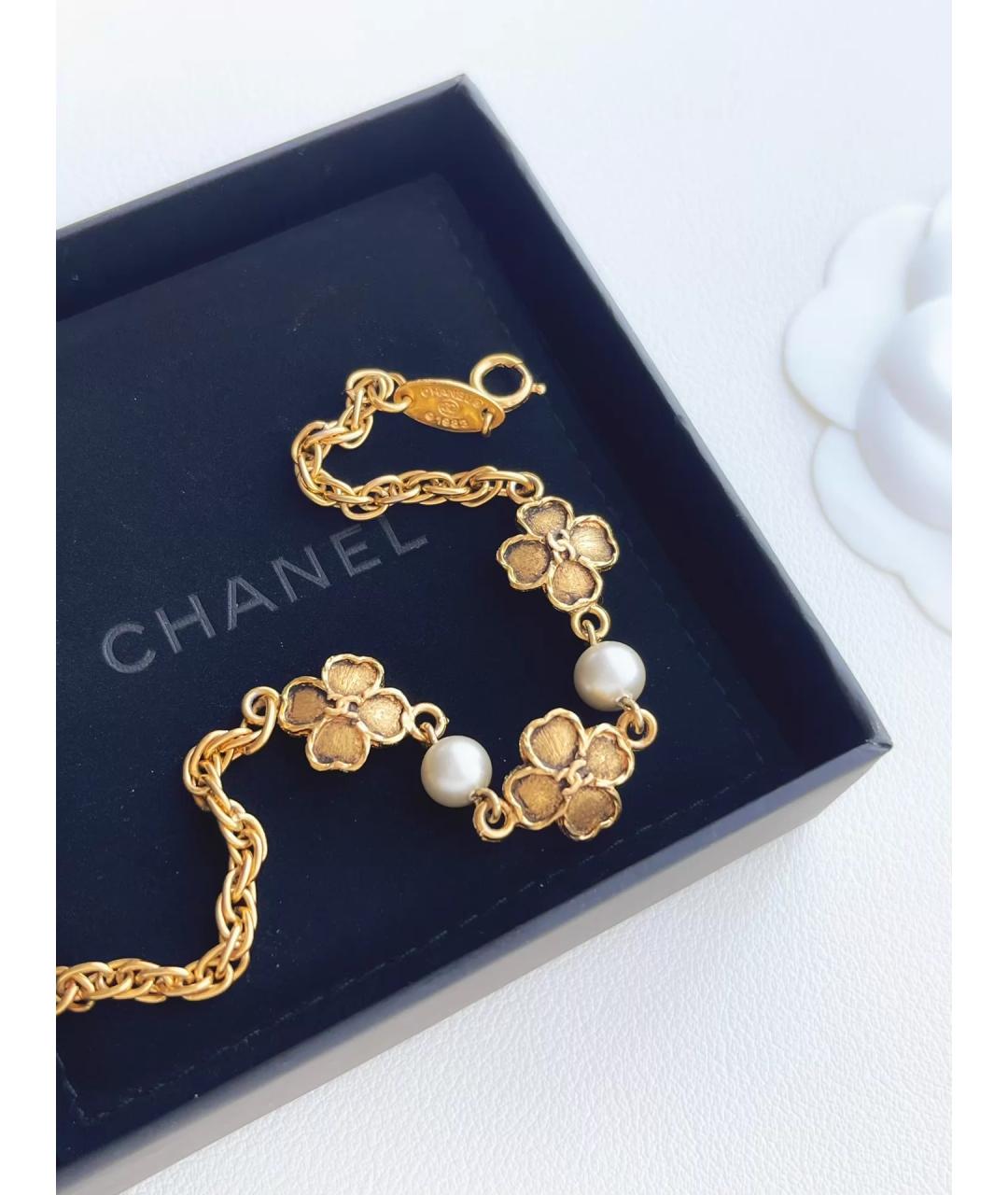 CHANEL Золотой браслет, фото 2