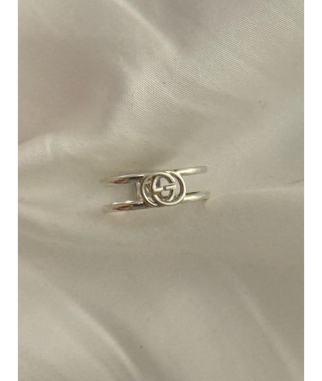 GUCCI Серебряное серебряное кольцо, фото 2