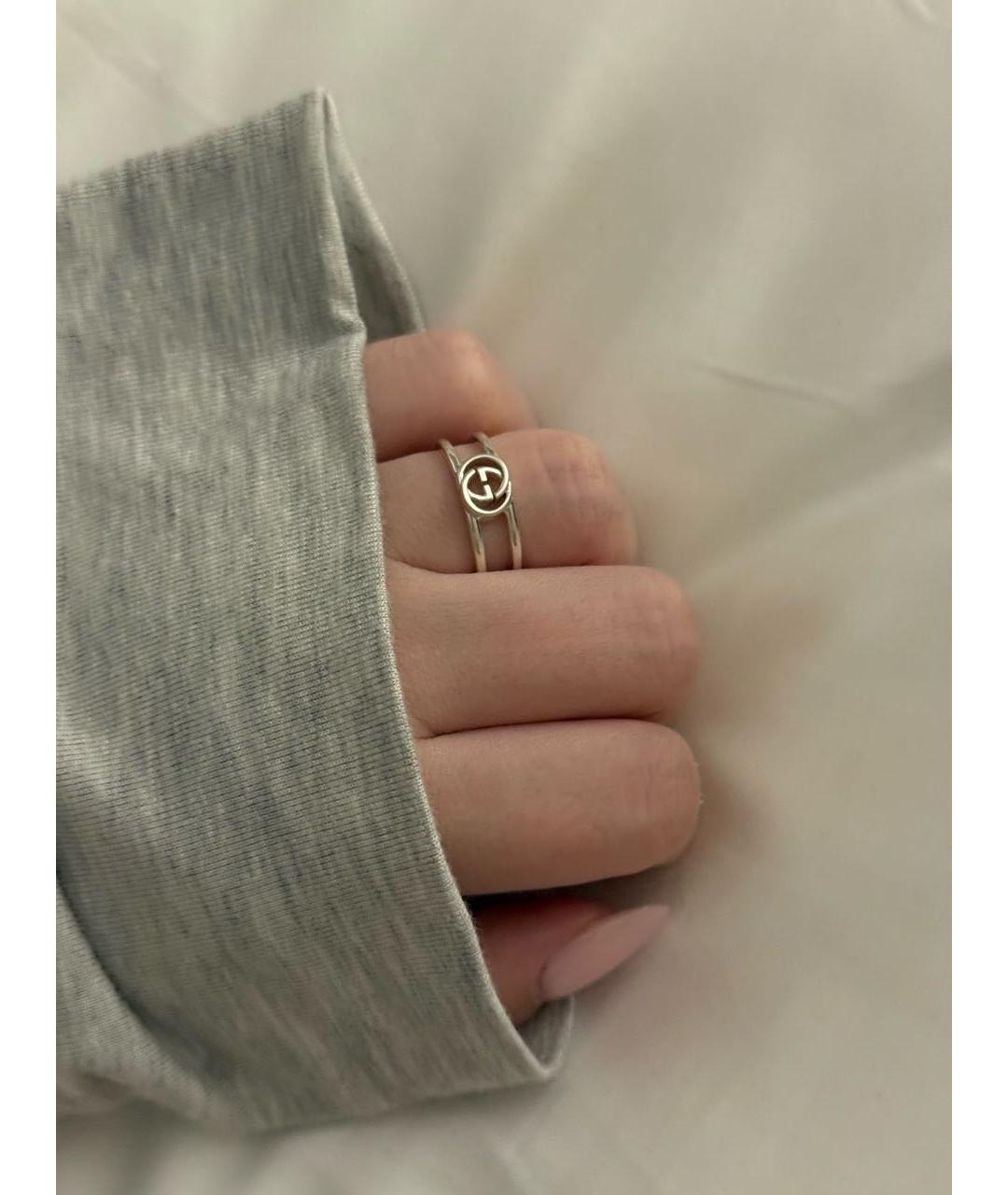 GUCCI Серебряное серебряное кольцо, фото 4