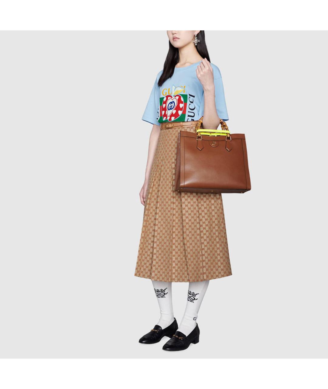 GUCCI Голубая футболка, фото 4