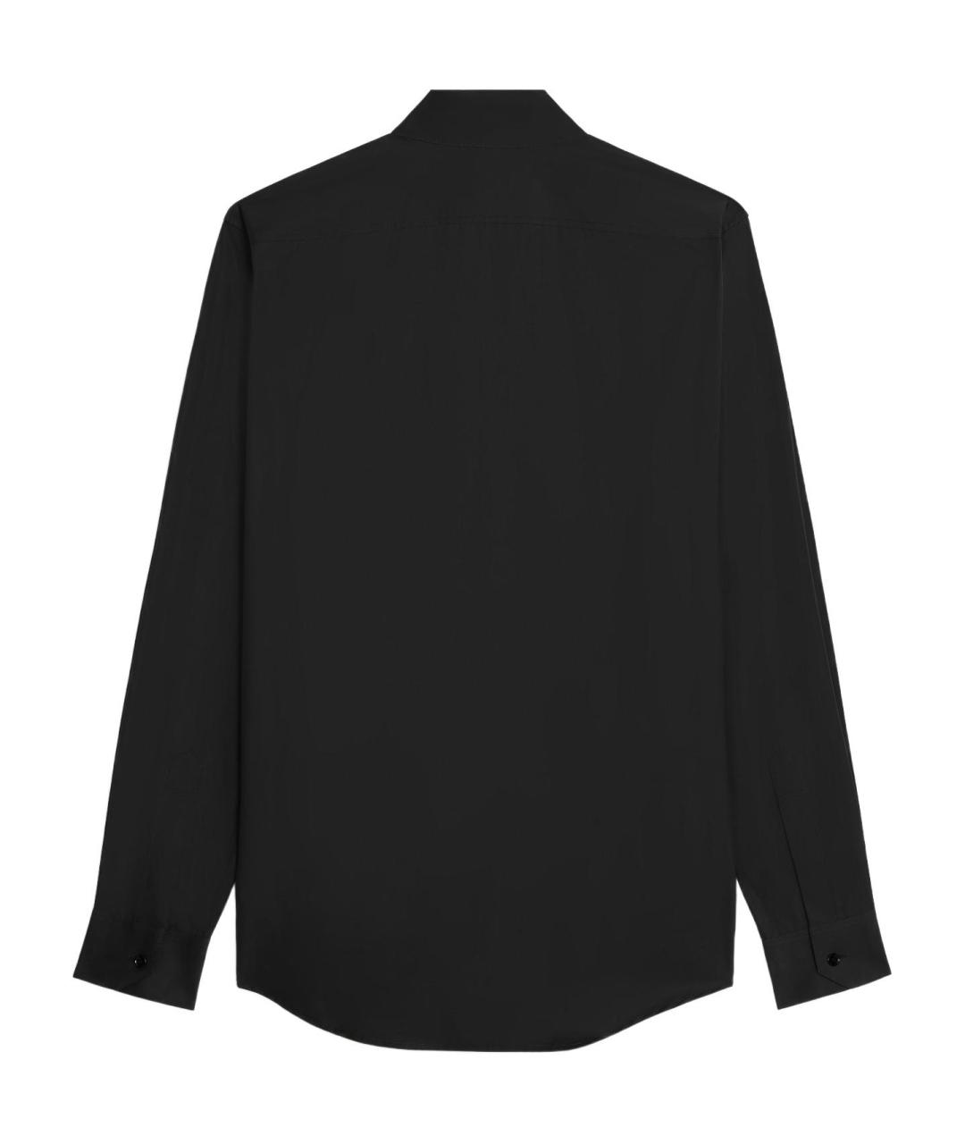 CELINE Черная хлопковая классическая рубашка, фото 2