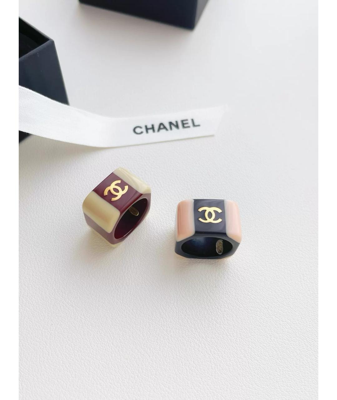 CHANEL Мульти пластиковое кольцо, фото 2