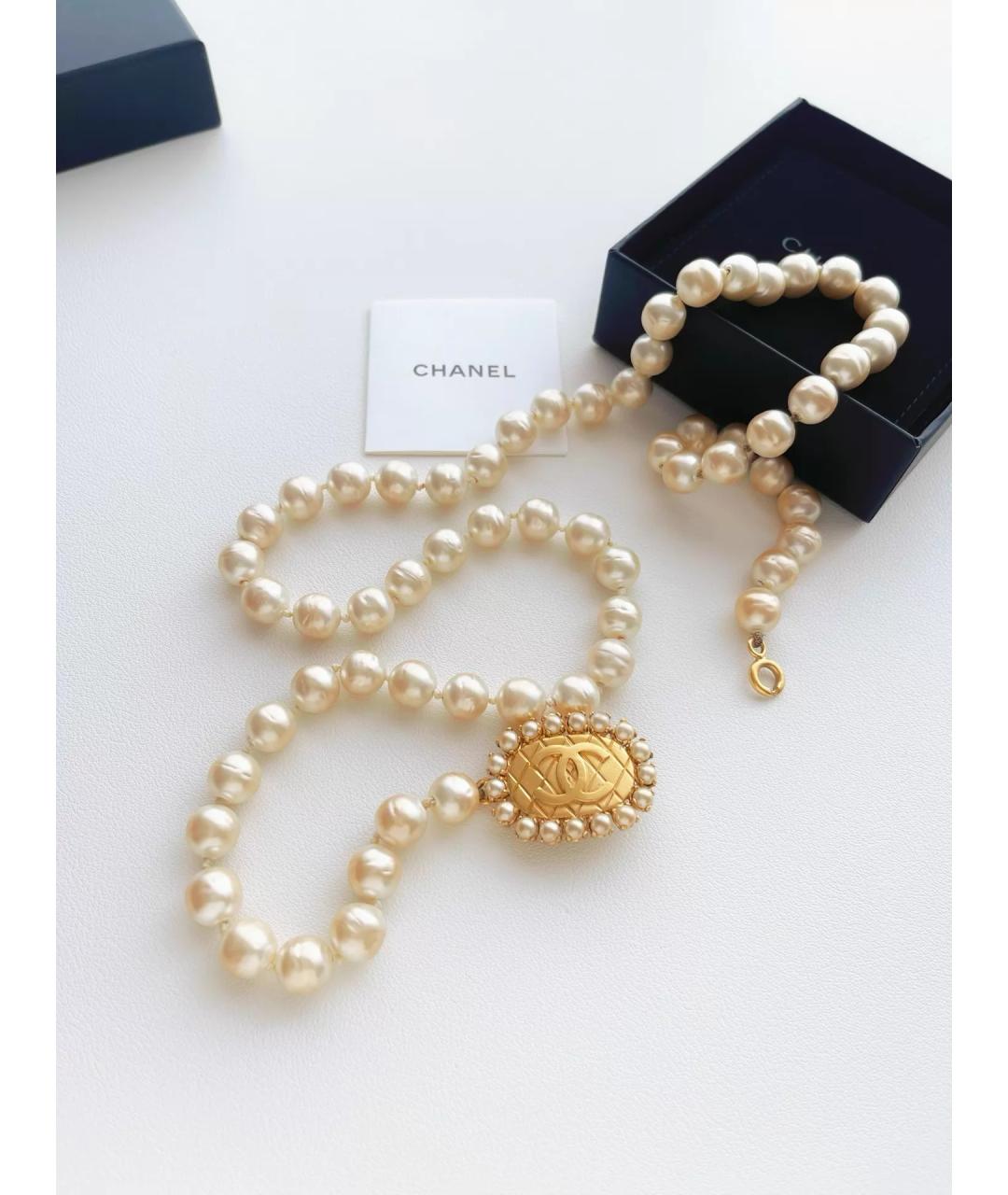 CHANEL Золотое колье, фото 6