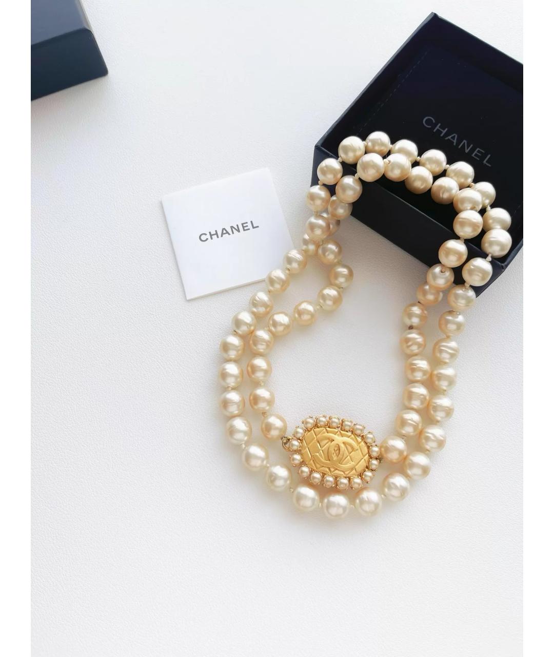 CHANEL Золотое колье, фото 3