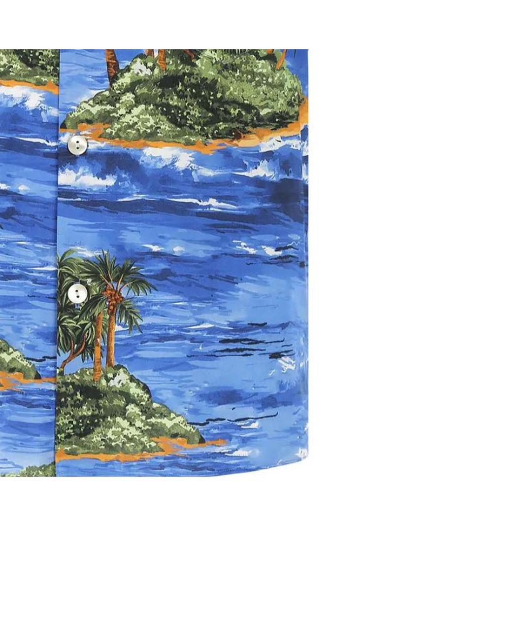 GUCCI Синяя кэжуал рубашка, фото 5