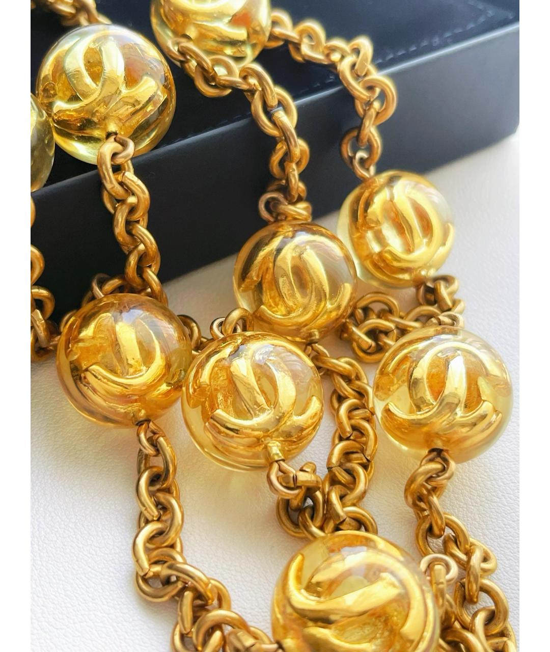 CHANEL Золотое колье, фото 2