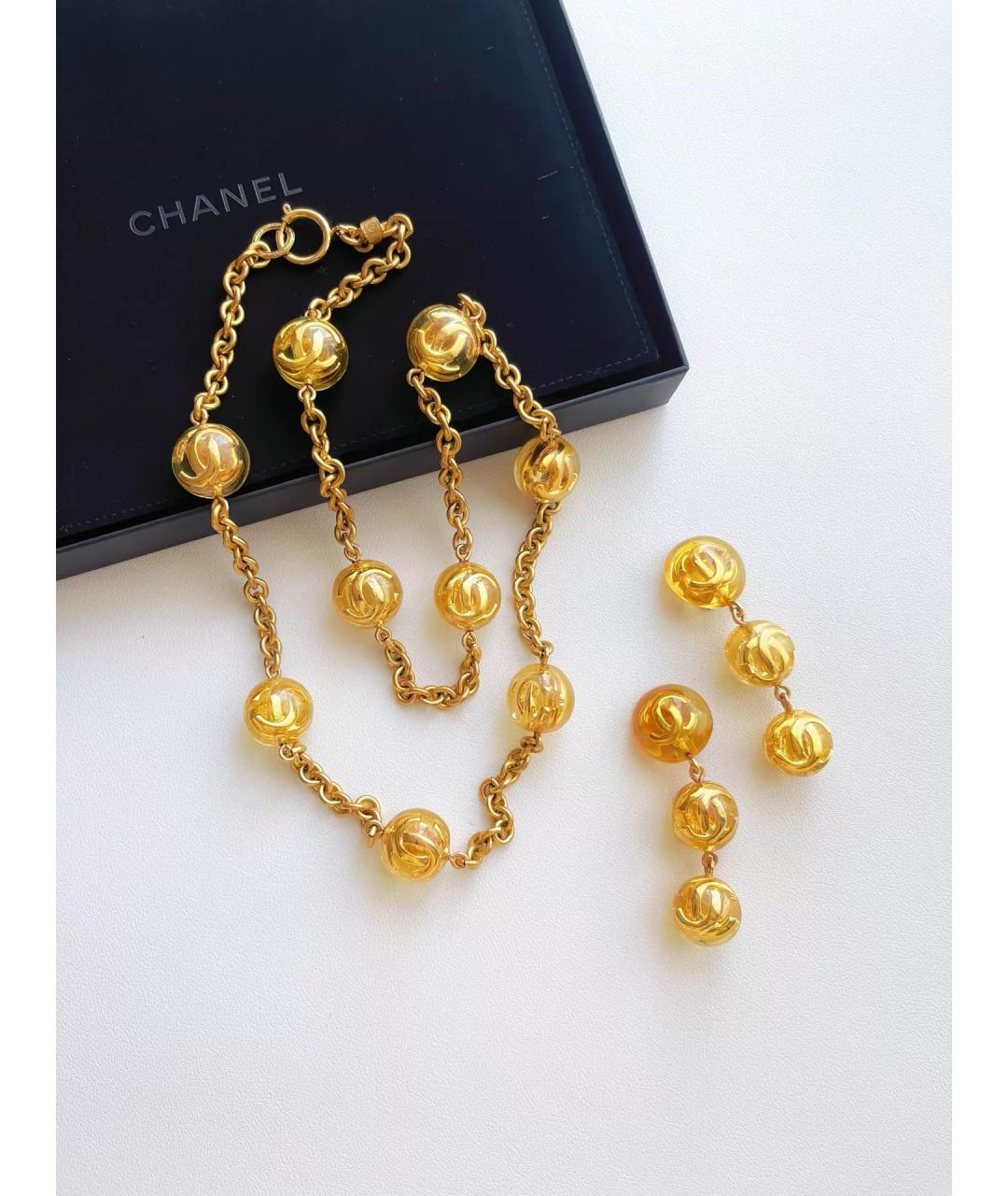 CHANEL Золотые серьги, фото 4
