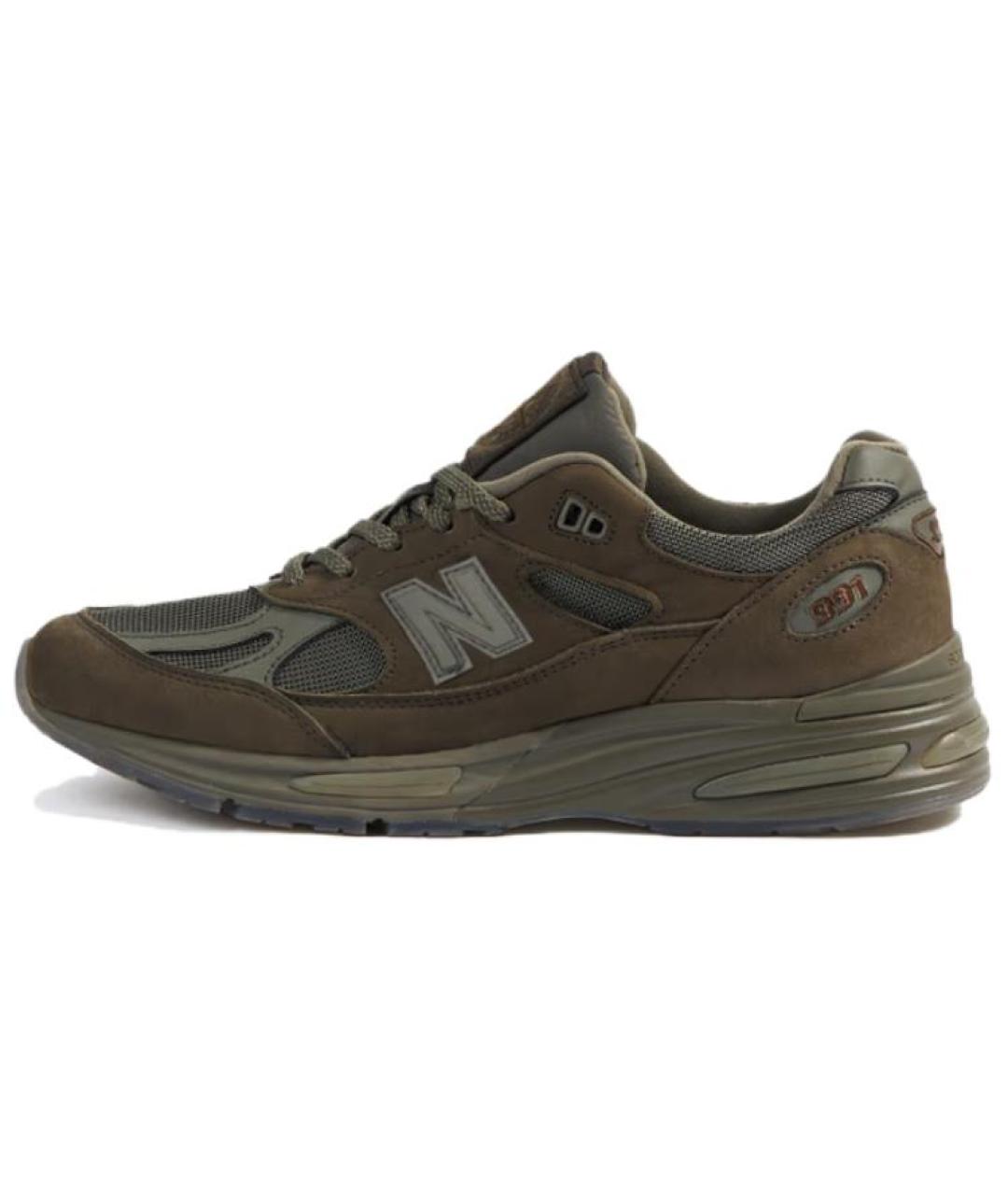NEW BALANCE Коричневые замшевые кроссовки, фото 2