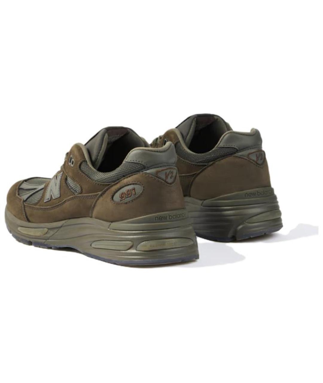 NEW BALANCE Коричневые замшевые кроссовки, фото 5