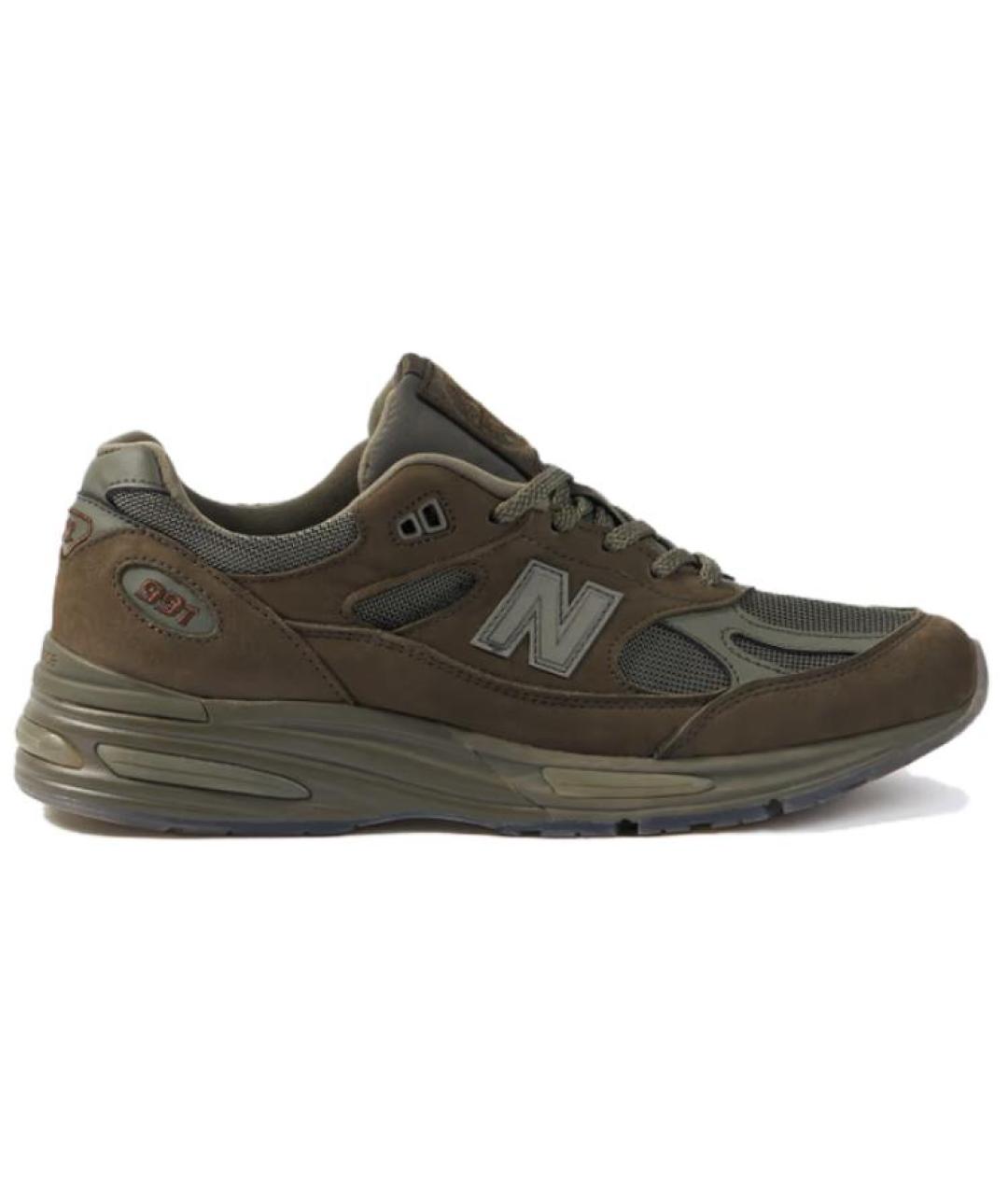 NEW BALANCE Коричневые замшевые кроссовки, фото 8